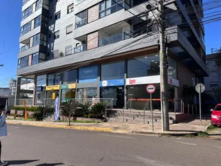 Fachada de um prédio residencial em Lajeado, Brasil.