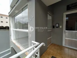 Hall de entrada interno de uma propriedade em Lajeado, Brasil.
