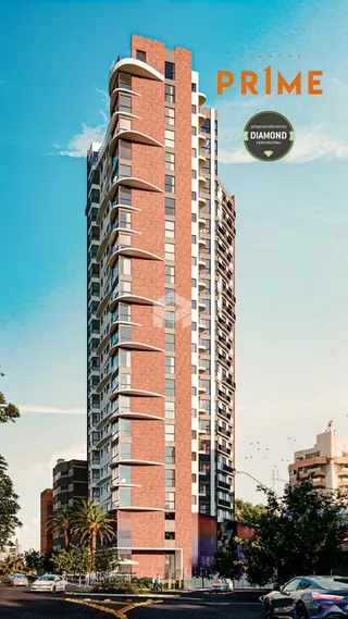 Fachada de um prédio residencial em Lajeado.