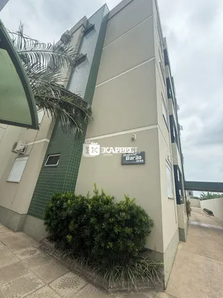 Fachada externa de um prédio residencial em Lajeado, Brasil.