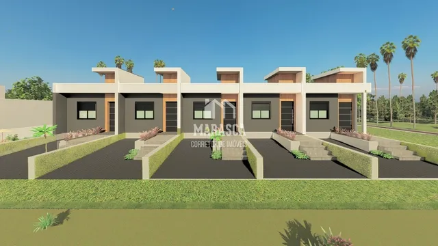 Casa geminada com 2 dormitórios