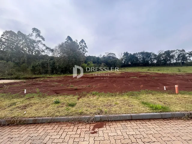 Vista da propriedade mostrando terreno aberto e vegetação.