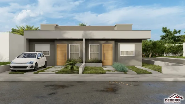 Casa geminada com 2 dormitórios