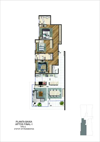 Apartamento com 1 dormitório, foto 6