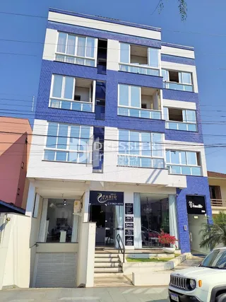 Fachada de um prédio residencial em Lajeado, Brasil.
