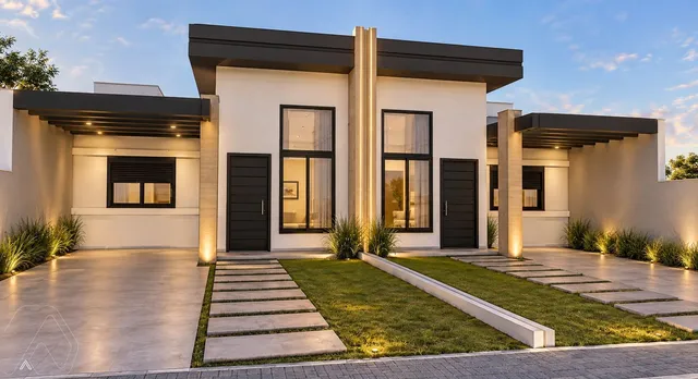 Casa geminada com 2 dormitórios