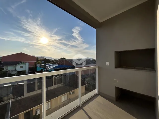 Vista da varanda da propriedade em Lajeado.
