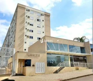 Fachada de um prédio comercial ou residencial em Lajeado, Brasil.