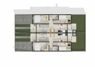 Planta baixa de um imóvel residencial em Lajeado, Brasil.