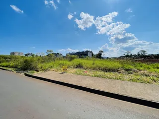 Vista da paisagem com vegetação e estrada em Lajeado.