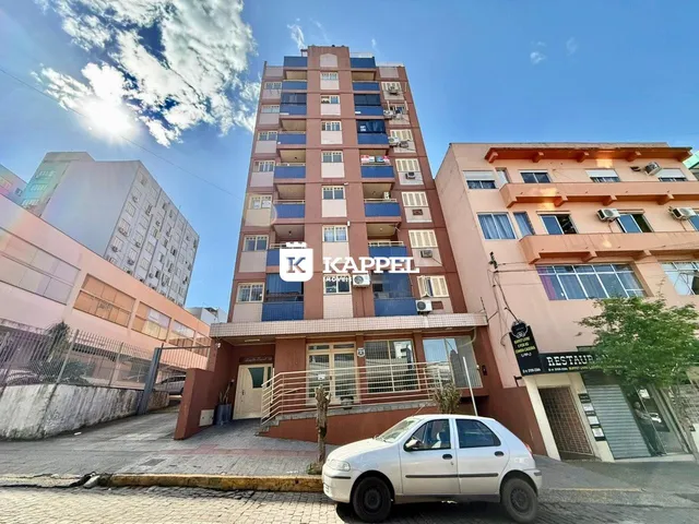 Fachada de um prédio de apartamentos em Lajeado, Brasil.