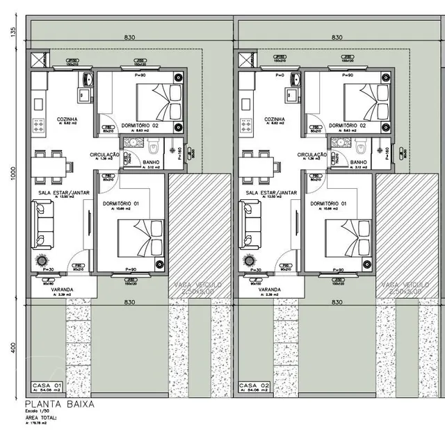 Casa geminada com 2 dormitórios, foto 4