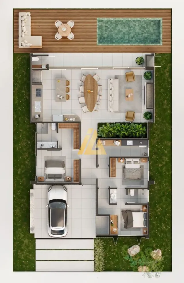 Casa com 3 dormitórios, foto 4