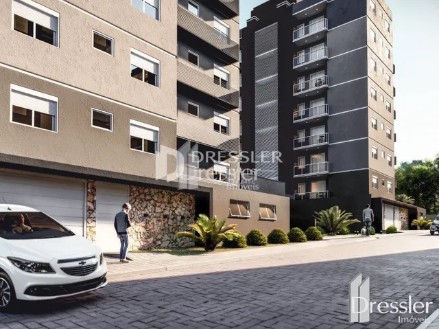 Fachada de um prédio residencial em Lajeado, Brasil.