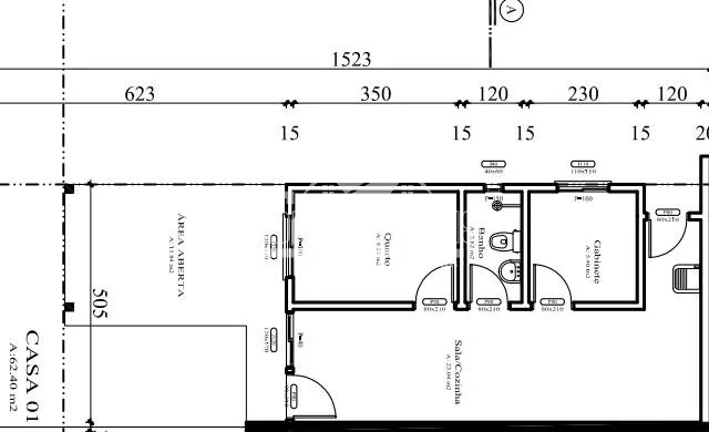 Casa geminada com 2 dormitórios, foto 3