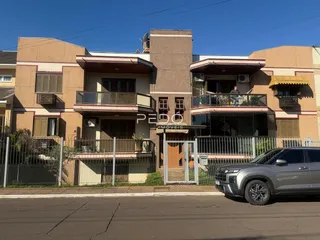 Fachada de uma casa residencial em Lajeado, Brasil.