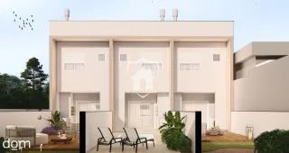 Fachada moderna de uma residência em Lajeado, Brasil.