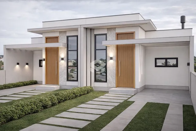 Casa geminada com 2 dormitórios