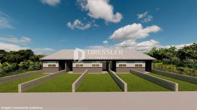 Casa geminada com 2 dormitórios