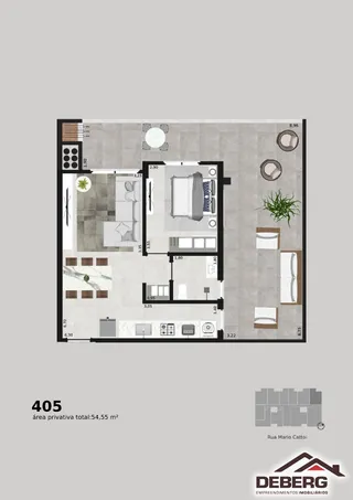 Apartamento com 1 dormitório, foto 11
