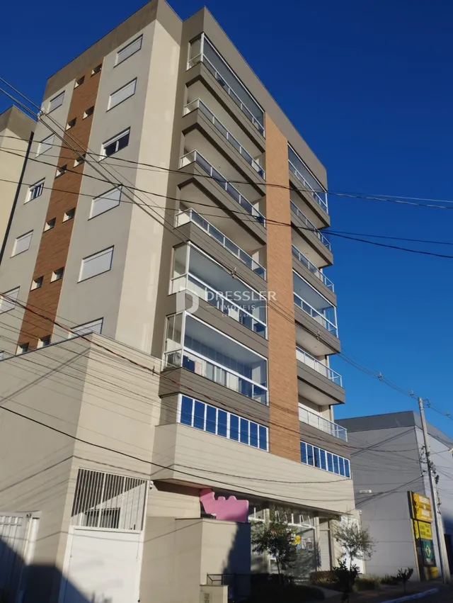 Fachada de um prédio residencial em Lajeado, Brasil.