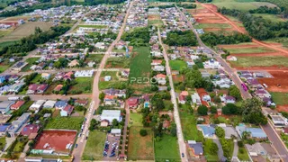 Vista aérea de uma área residencial em Lajeado, Brasil.