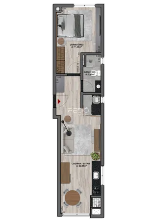 Apartamento com 1 dormitório, foto 14