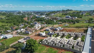 Vista aérea de uma área residencial em Lajeado, Brasil.