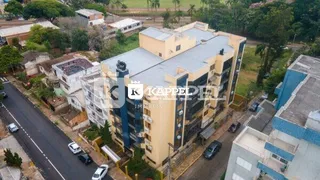 Foto da fachada de um prédio residencial em Lajeado, Brasil.