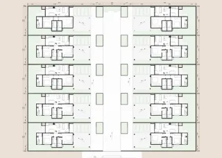 Planta baixa de um imóvel residencial em Lajeado, Brasil.