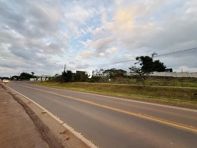 Vista da propriedade ao longo da estrada em Lajeado.