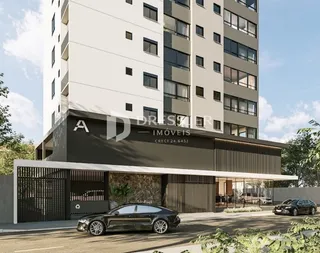 Fachada moderna de um prédio residencial em Lajeado, Brasil.