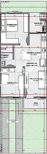 Casa geminada com 2 dormitórios, foto 4