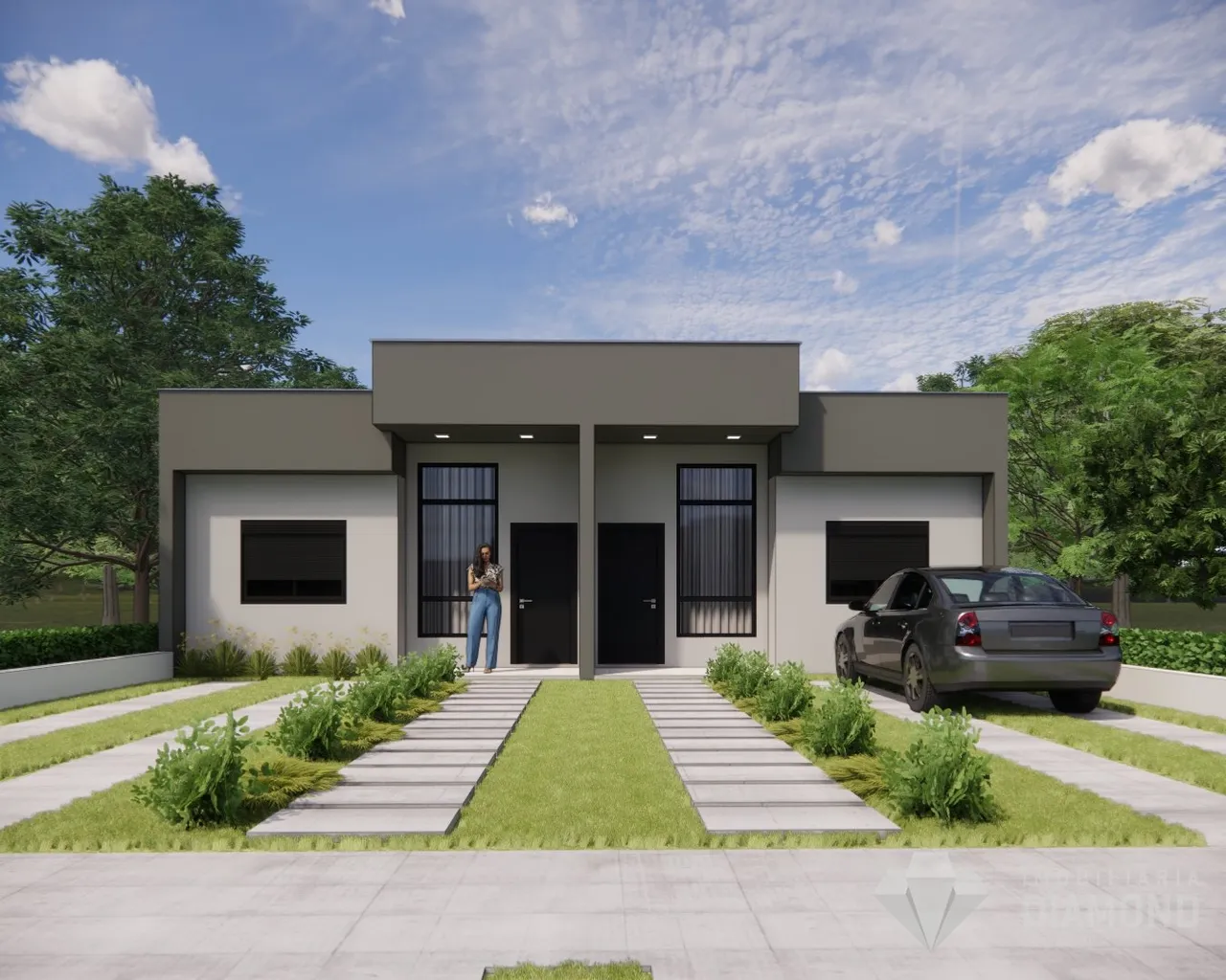 Casa geminada com 2 dormitórios, foto 1