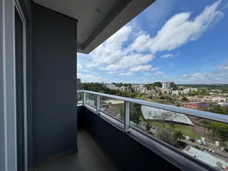 Vista panorâmica da cidade de Lajeado observada a partir da varanda.