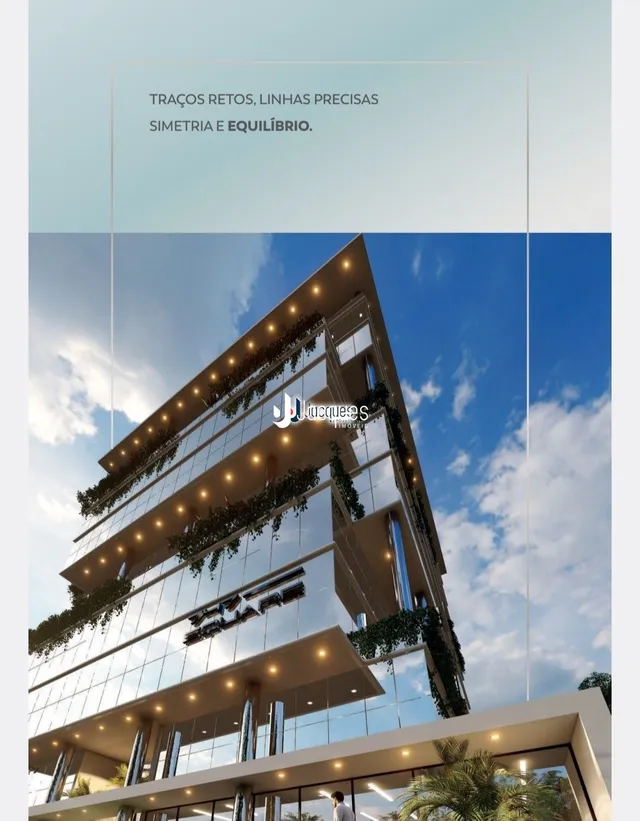 Fachada moderna de um edifício residencial em Lajeado.
