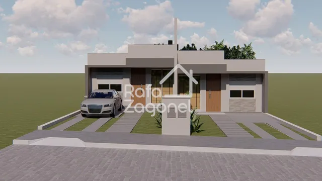 Casa geminada com 2 dormitórios