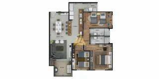 Apartamento com 3 dormitórios, foto 6