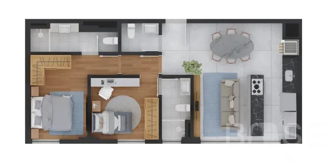 Apartamento com 2 dormitórios, foto 2