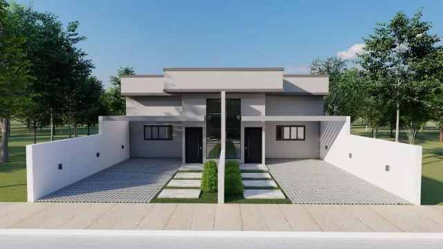 Casa geminada com 3 dormitórios
