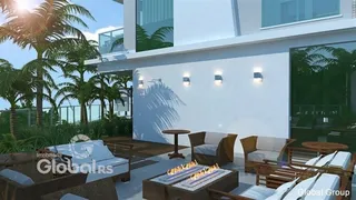 Fachada moderna de uma residência com área externa em Lajeado, Brasil.