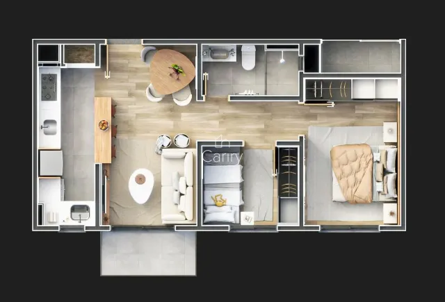Apartamento com 2 dormitórios, foto 4