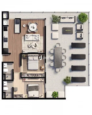 Apartamento com 2 dormitórios, foto 32