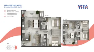 Apartamento com 2 dormitórios, foto 3