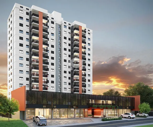 Fachada de um prédio residencial em Lajeado, Brasil.