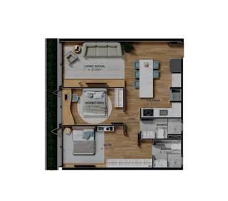 Apartamento com 2 dormitórios, foto 19