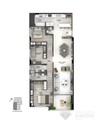 Apartamento com 3 dormitórios, foto 39