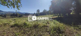 Vista de um campo aberto com vegetação rasteira em Lajeado, Brasil.
