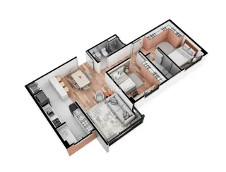 Apartamento com 2 dormitórios, foto 3