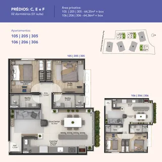 Apartamento com 2 dormitórios, foto 7